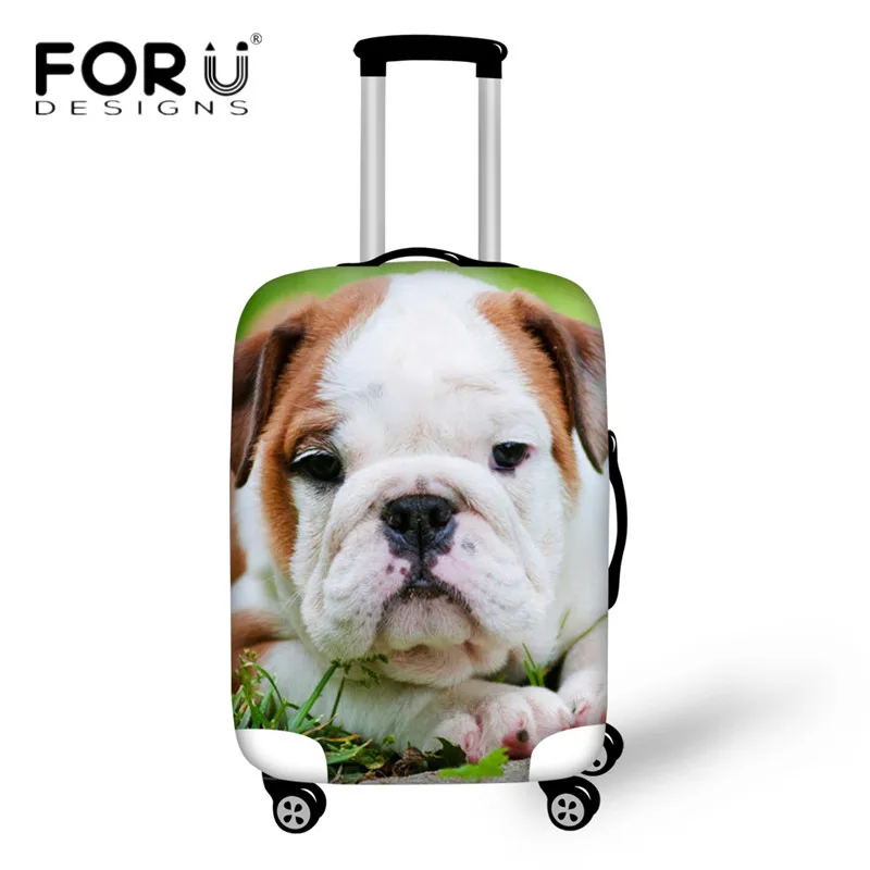 FORUDESIGNS, 3D Schnauzer, водонепроницаемый чехол для багажа, защитные пылезащитные Чехлы для собак, животных, Дорожный чемодан, чехол для 18-30 дюймов, чехлы - Цвет: H6117