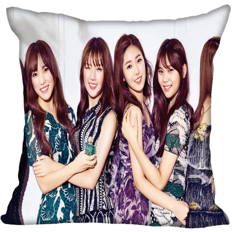 Корейский Поп GFRIEND печатные квадратные шелковые атласные наволочки 35x35 см, 40x40 см с одной стороны напечатано настроить ваше изображение подарок - Цвет: 8