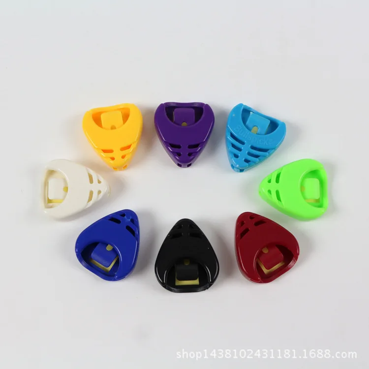 5 шт./лот Plactic Гитара Бас Ukelele Pick Plectrum Holder Case Alice в форме сердца для акустической бас
