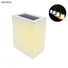 DONWEI наружные водонепроницаемые 2LED солнечные лампы для праздника, украшения сада, солнечный светильник, ночной Светильник s для забора, лестницы, дорожки, лужайки