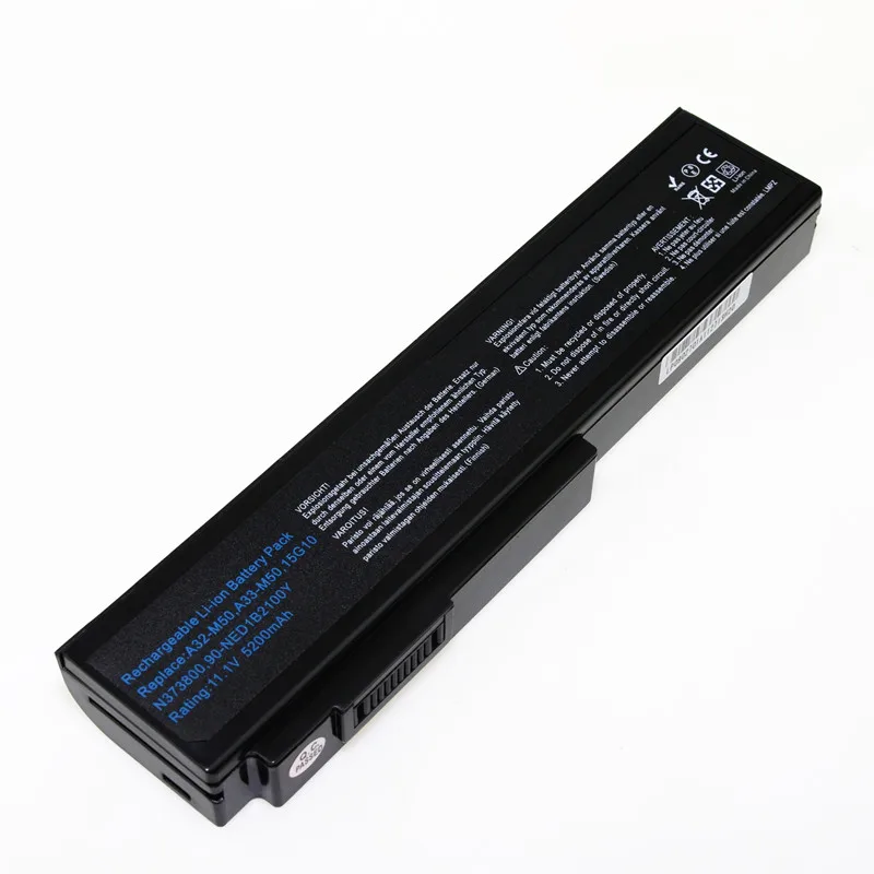 Ноутбук Батарея A32 M50 для Asus N61V N61VF N61VG N61VN N61W N6DA X55 X55S X55SA X55SR X55SV X57 X57Q X57S X57SR