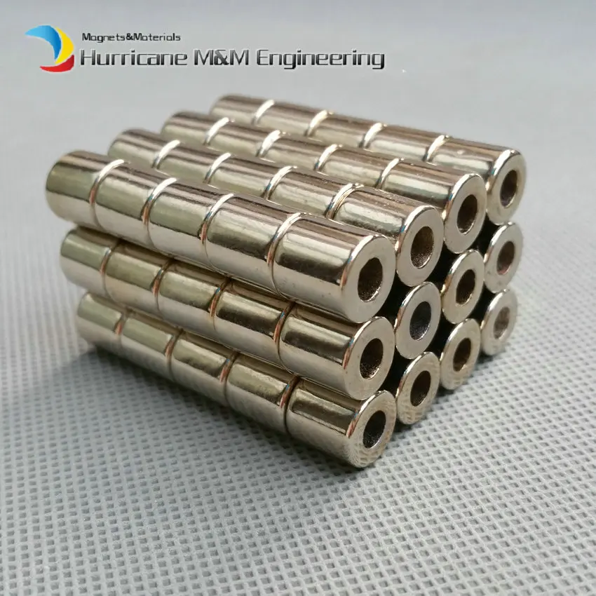 NdFeB магнитное кольцо Диаметр 10x4x10 мм N42 трубка осено намагниченные сильные неодимовые постоянные редкоземельные магниты 1000 шт
