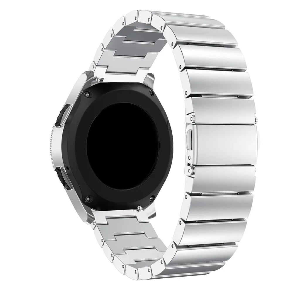 Ремешок для умных часов для samsung Galaxy Watch 46mm браслет спортивные 22 мм Нержавеющая сталь Замена для samsung Шестерни S3 ремешок для наручных часов