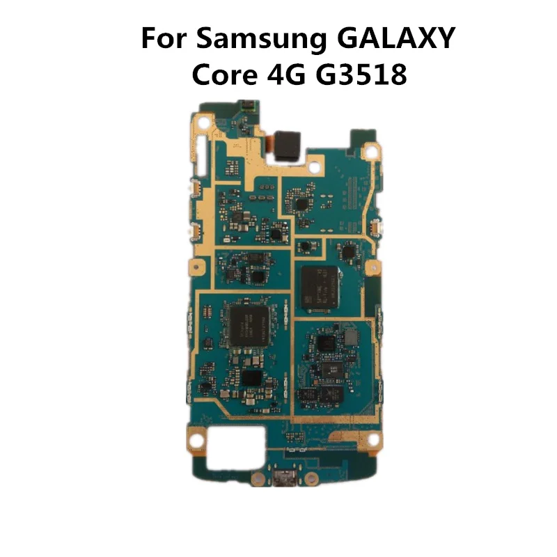 Полный рабочий используется оригинальная плата для samsung GALAXY Core 4G G3518 Материнские платы логика материнской плате