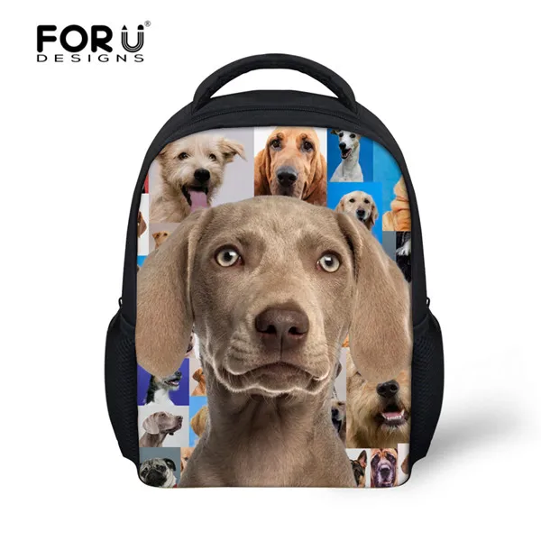 C0236F FORUDESIGNS/Забавные 3D мопса детский сад детские рюкзаки с принтами животных Детская школьная сумка на плечо Mochilas Infantils сумки - Цвет: C0236F