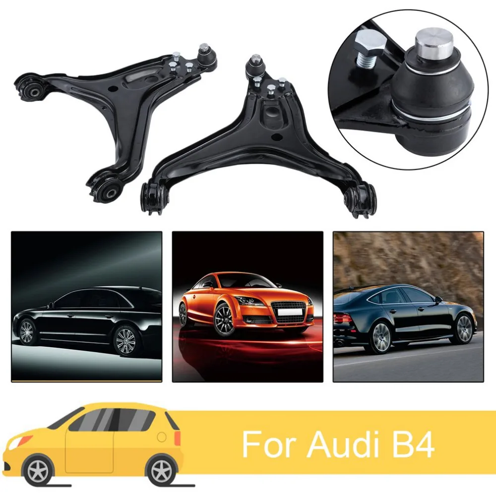 

2PCS Cars Wishbone Suspension Joints Front Control Arm Assembly Kit Replacement for Audi B4 Vehicles Accessories Ship From DE