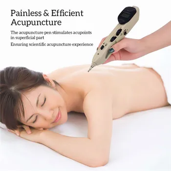

Electronic Acupuncture Pen Meridian Energy Pulse Massage Pen Relief Therapy Tools Rechargeable Acupoints Press Facial Hearth 30
