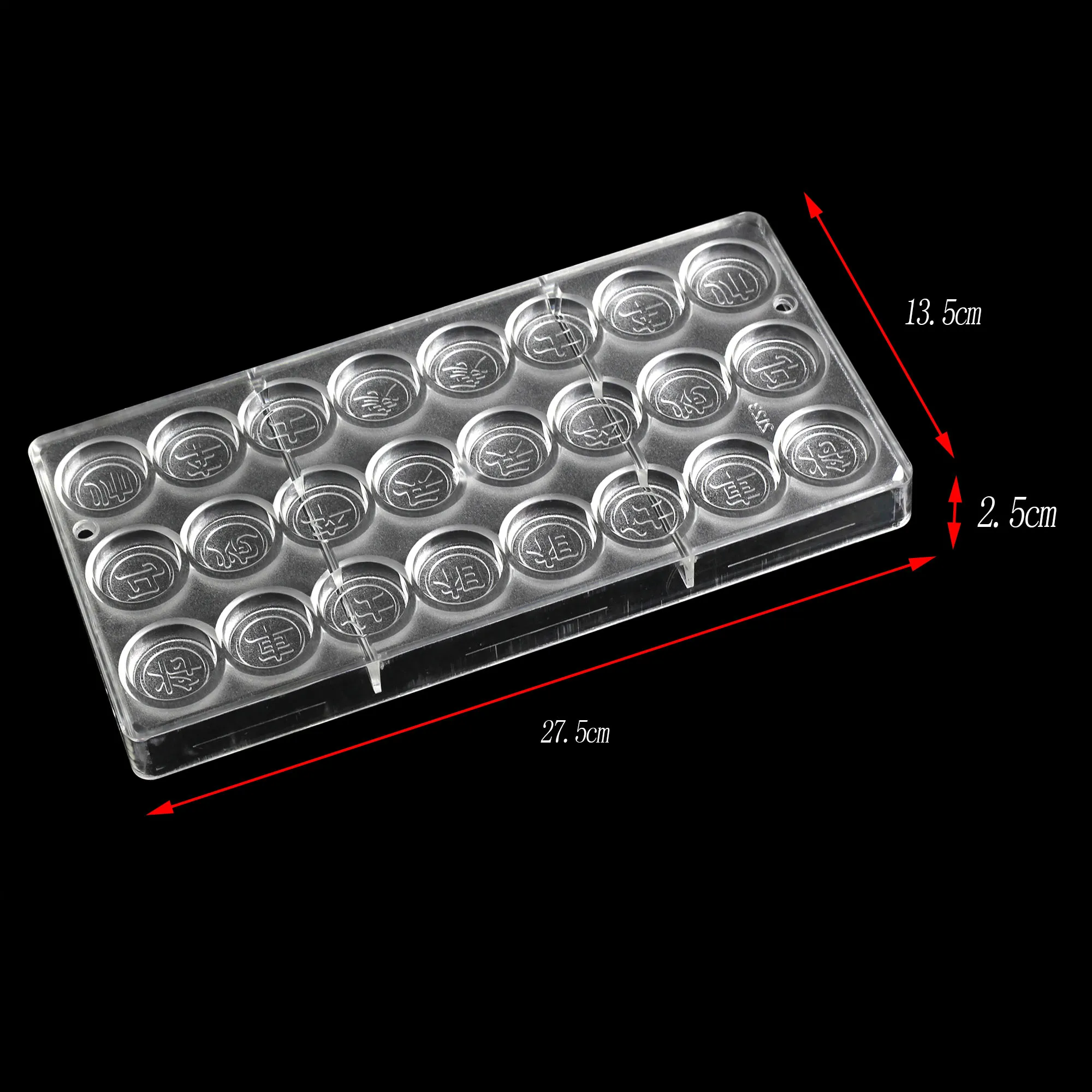 Шоколад формы китайской в форме шахмат DIY 3D Ясно Твердый Поликарбонат Кухня торт из конфет выпечки Кондитерские инструмент