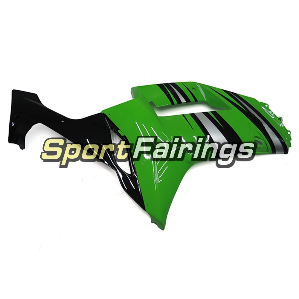 Обтекатели для Кавасаки ZX-6R 2007 2008 ABS Пластик впрыска тела Наборы мотоцикл корпуса ZX6R 07 08 Carene зеленый черный, серебристый цвет наклейка