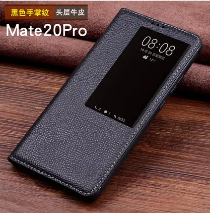 Чехол-накладка из натуральной кожи для huawei mate 20 Pro 20Pro mate 20 mate 20X coque capas, флип-чехол, чехол для mate 20 mate 20x - Цвет: Mate 20 Pro A4