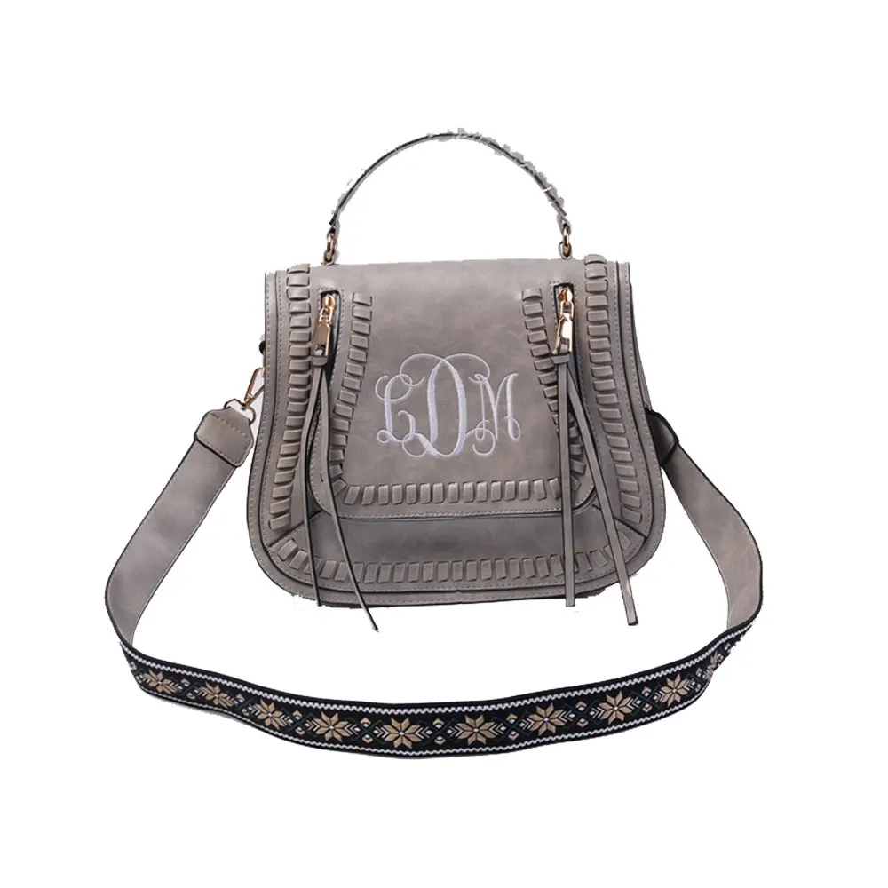 Персонализированная вышитая гитара ремни кошелек сумка 100% искусственная кожа