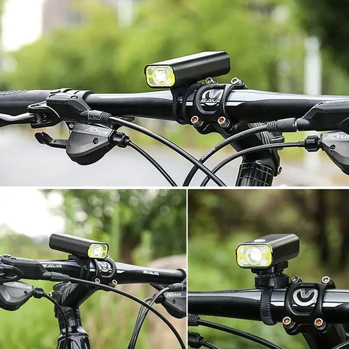 Portable Shockproof Rainproof Bicycle Headlight LED USB 400 lumens, 600 lumens Flash Warning Light Warning 85