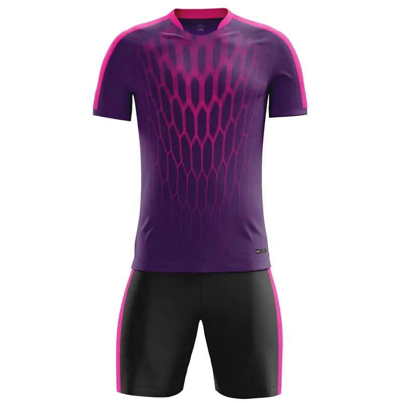 M8612 purple set Мужские футбольные комплекты Джерси Survete, мужские футболки для футбола, спортивный комплект, одежда, униформы, спортивные костюмы, на заказ, принт с номером, имя, логотип - Цвет: M8612 purple set