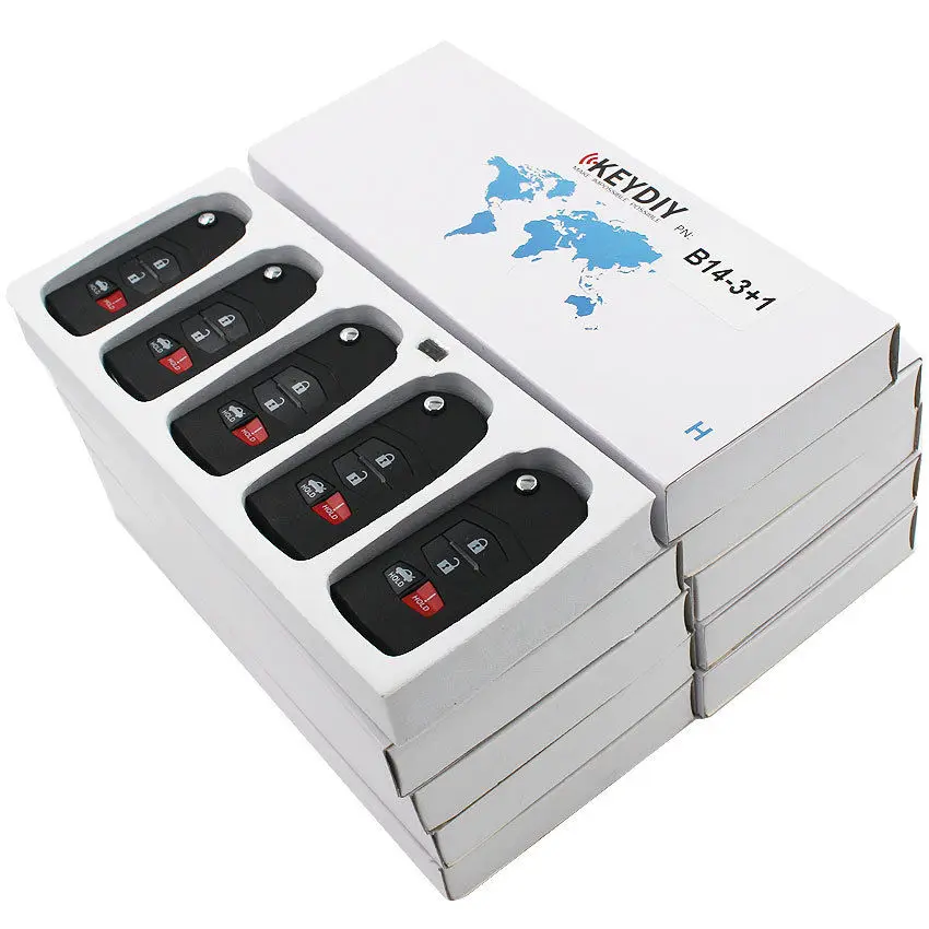 2 кнопки дистанционного ключа keydiy B14 B14-2, 3 кнопки B14-3, 4 кнопки B14-4 для KD300 и KD900 для того чтобы произвести любой модели пульт дистанционного управления для Mazda