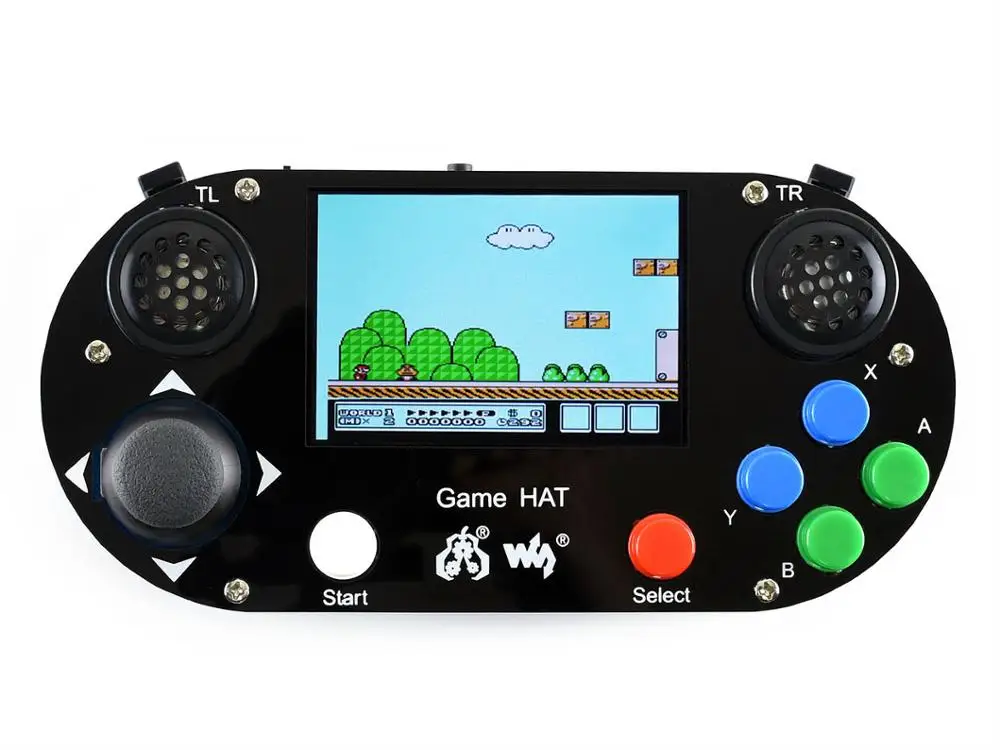 Игровая консоль/игровая шляпа для Raspberry Pi A+/B+/2B/3B/3B+, 3,5 дюймовый ips экран, 480*320 пикселей. 60 рамка, встроенный динамик, разъем для наушников