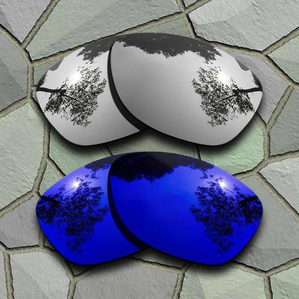 Chrome-Violet Blue Солнцезащитные очки поляризованные Сменные линзы для Oakley Юпитер-сорта - Цвет линз: Chrome-Violet Blue