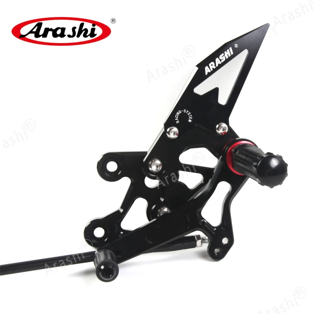 Араши для YAMAHA FZ1 2006- ЧПУ Регулируемая подножка подножки Rider Rearset сзади набор колышек 06 07 08 09, 10, 11, 12, 13, 14, 15, 16 лет
