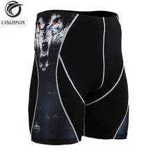3D принт летние шорты для бега Для мужчин быстросохнущая Для мужчин Фитнес Короткие штаны тренажерный зал бег компрессионные колготки Спортивные шорты под