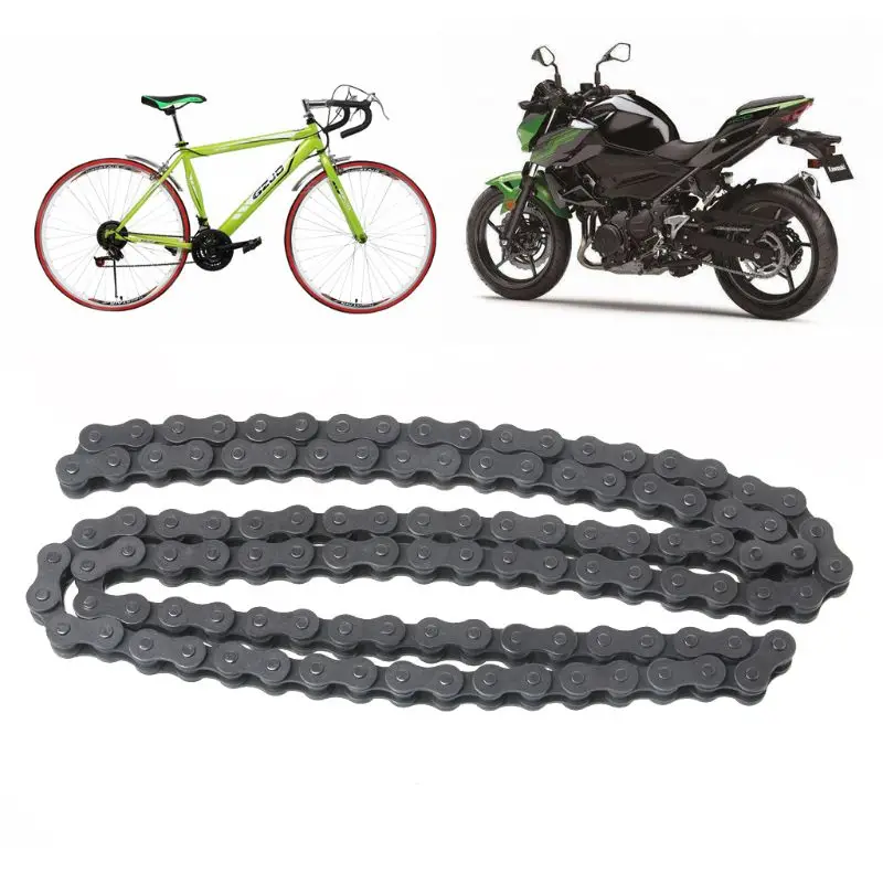 Сверхмощная цепь 49cc 50cc 60cc 66cc 80cc моторизованный велосипед 120 звеньев 415H