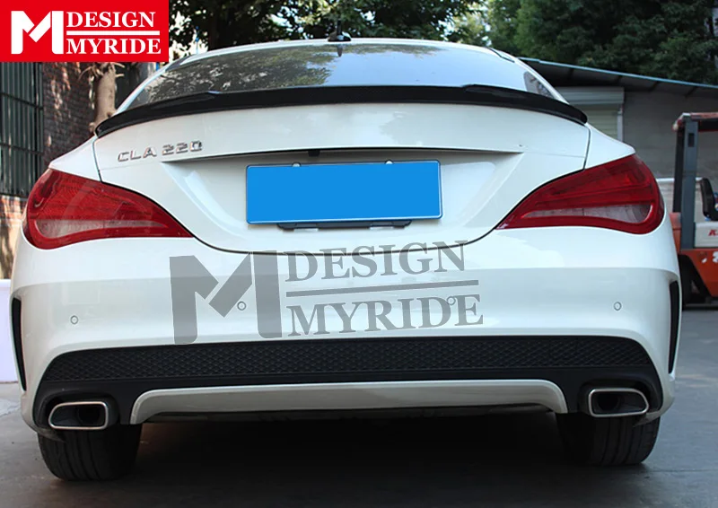 Для Mercedes cla Class W117 Raer спойлер багажника КРЫЛО добавить на стиль C74 вид углеродного волокна CF CL180 cl200 CL250 cl45-18