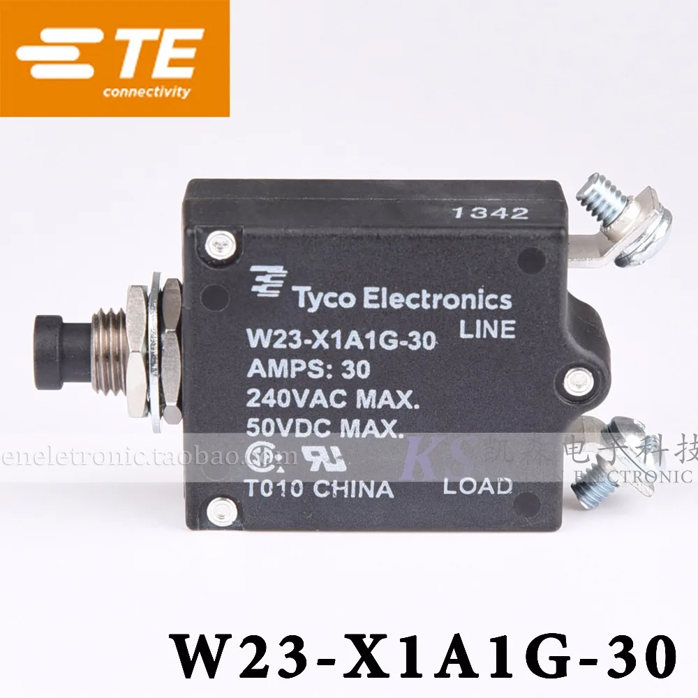 

[SA]Tyco W23-X1A1G-30 30A 7-1393246-1 UL CSA 1-50Amps, thermal magnetic overload circuit breaker--5PCS/LOT