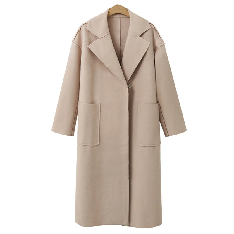 

Autumn Winter Suit Blazer Women 2019 Casual Formal Wool Coat Elegant Work Office Lady Long Sleeve Blazer Mujer Outerwear WJM27