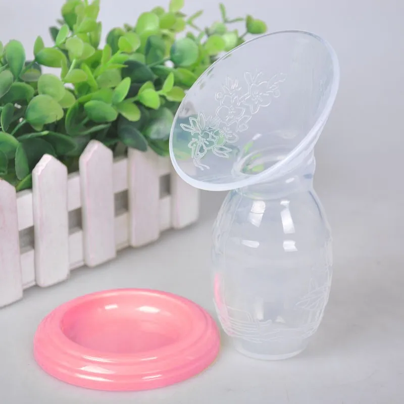 

Baby Feeding Manual Breast Pump Partner Breast Collector Automatic Correction Breastmilk Silicone Breast Pump