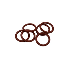 Красные силиконовые резиновые кольца толщиной 1,5 мм Уплотнительные Шайбы 5-40 мм наружный диаметр VMQ уплотнительные кольца шайба прокладки