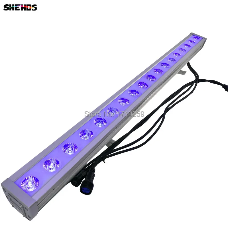 

2pcs/lot Waterproof Wall Wash 18x9W RGB LED Flood Light Running Horse Ground Back Light Long Lamp Light Outdoor horse race lamp