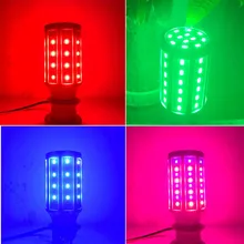 Красный/зеленый/синий/розовый цветная светодиодная лампа e27 AC110V 220 V 230 V 240 V E40 E27 5 Вт 10 Вт 15 Вт, 20 Вт, 25 Вт, 30 Вт, 40 Вт, 60 Вт, 80 Вт, светодиодный Светодиодная лампа-кукуруза