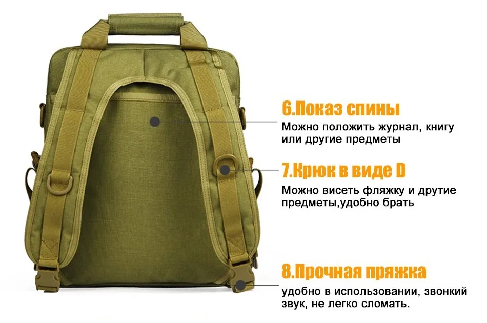 FREE SOLDIER Тактический рюкзак для альпинизма и бивака, путешествия мужской и женский многофункциональный рюкзак на плечах сумка для компьютеров через плечо размером 14 дюймов Free SoldierYKK молния 1000D cordura