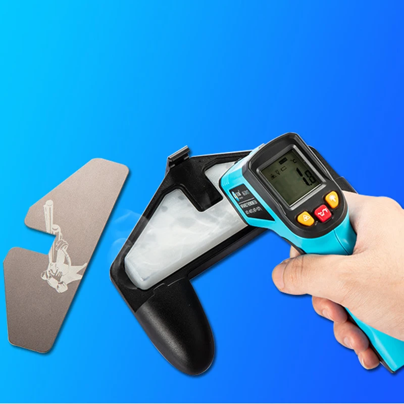  Pubg Controller Gamepad handle Pubg Mobile Trigger L1R1 Joystick Game Pad Phone Holder Cooler Fan Q