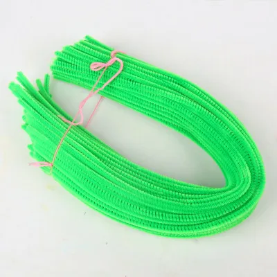 100 шт./компл. 50 см плюшевая ткань DIY игрушка ручной работы Цветы Детские игрушки креативный материал товары для детской вечеринки Оригинальное украшение - Цвет: Зеленый