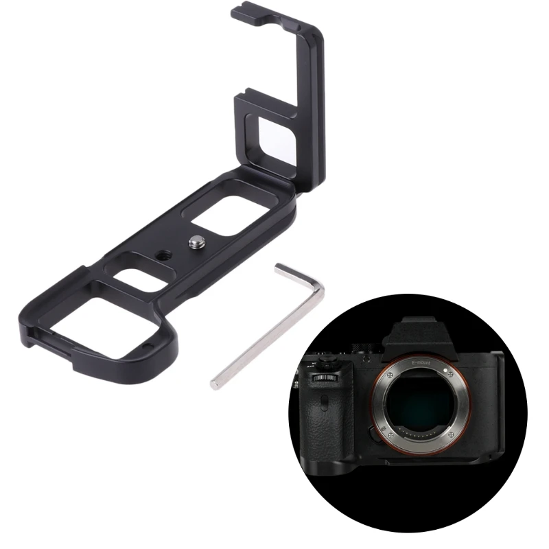 Высокое качество вертикальный L Quick Release QR пластина Кронштейн рукоятка для sony A7II/A7m2/A7RII Oct4