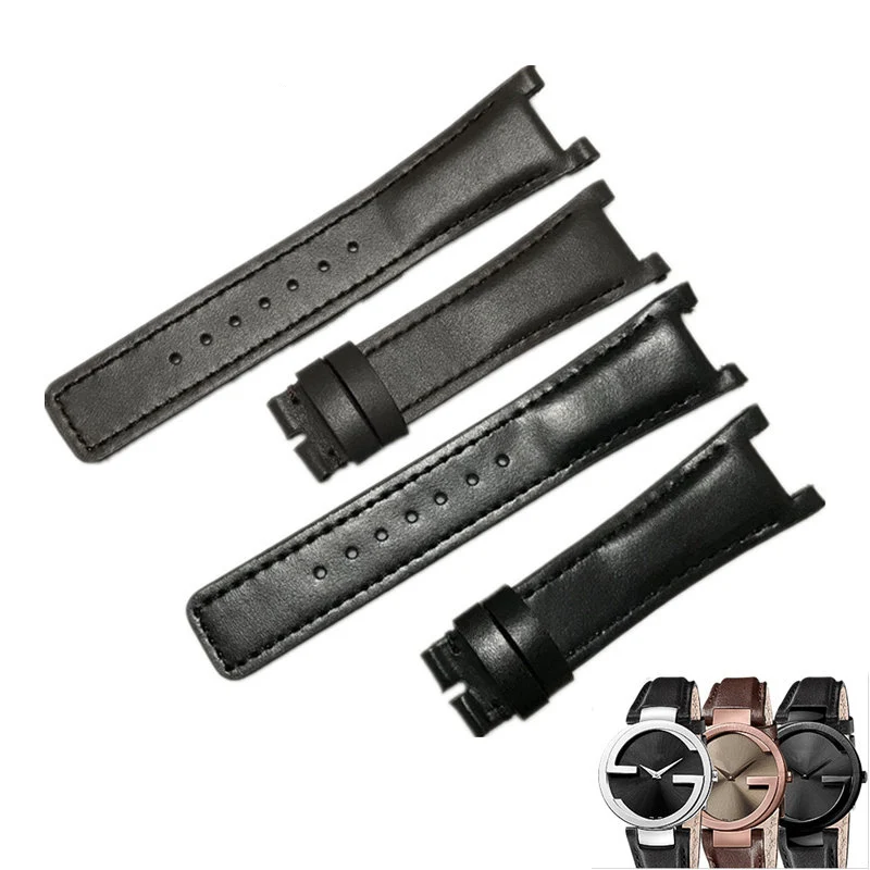 Подходит для gucci watch band кожаный женский GC gucci watch band notch ya133309 мужской