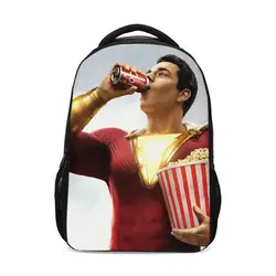 Shazam 3d рюкзак для мальчиков Детский Школьный рюкзак книга 3d печать Back Packs дети Bookbag Back Pack Mochila Mujer Bolsa Escolar