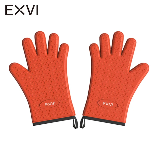 Exvi 2 Pcs Ekstrim Tahan Panas Sarung Tangan Dapur Silikon Exvi 2 Pcs Ekstrim Tahan Panas Sarung Tangan Dapur Silikon Memanggang Barbekyu Bbq Grill Oven