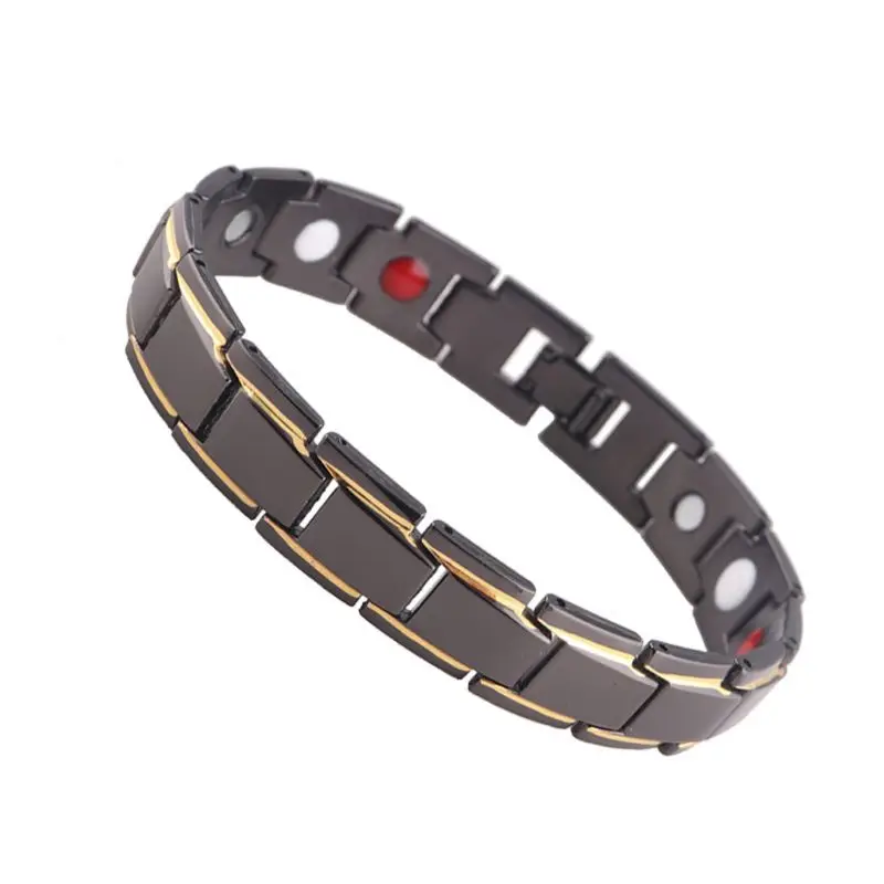 

Copper Pure Row 4 Elements Magnetic Link Therapy Health Bracelet for Arthritis