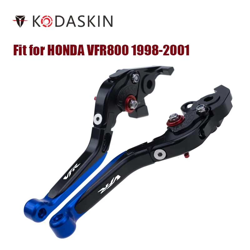 KODASKIN Тормозная ручка рычага сцепления для HONDA VFR800 1998-2001 Регулируемая Складная Выдвижная рычаги для мотоциклов - Цвет: 2