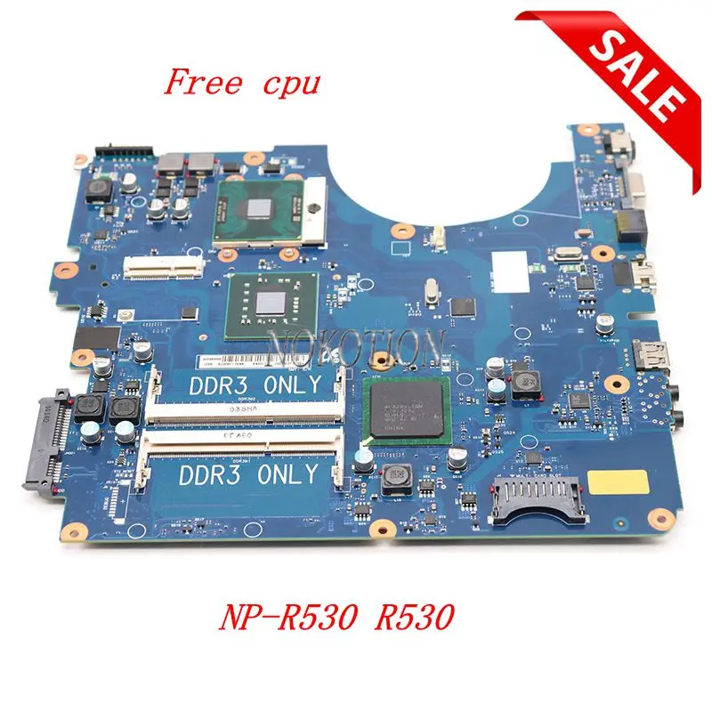 NOKOTION для samsung NP-R530 R530 Материнская плата ноутбука DDR3 процессор BA92-06336A BA92-06336B BA41-01223A BA92-06340B BA92-06340A