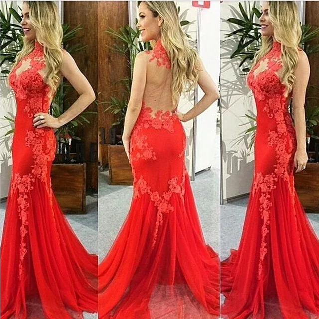 lace red robe