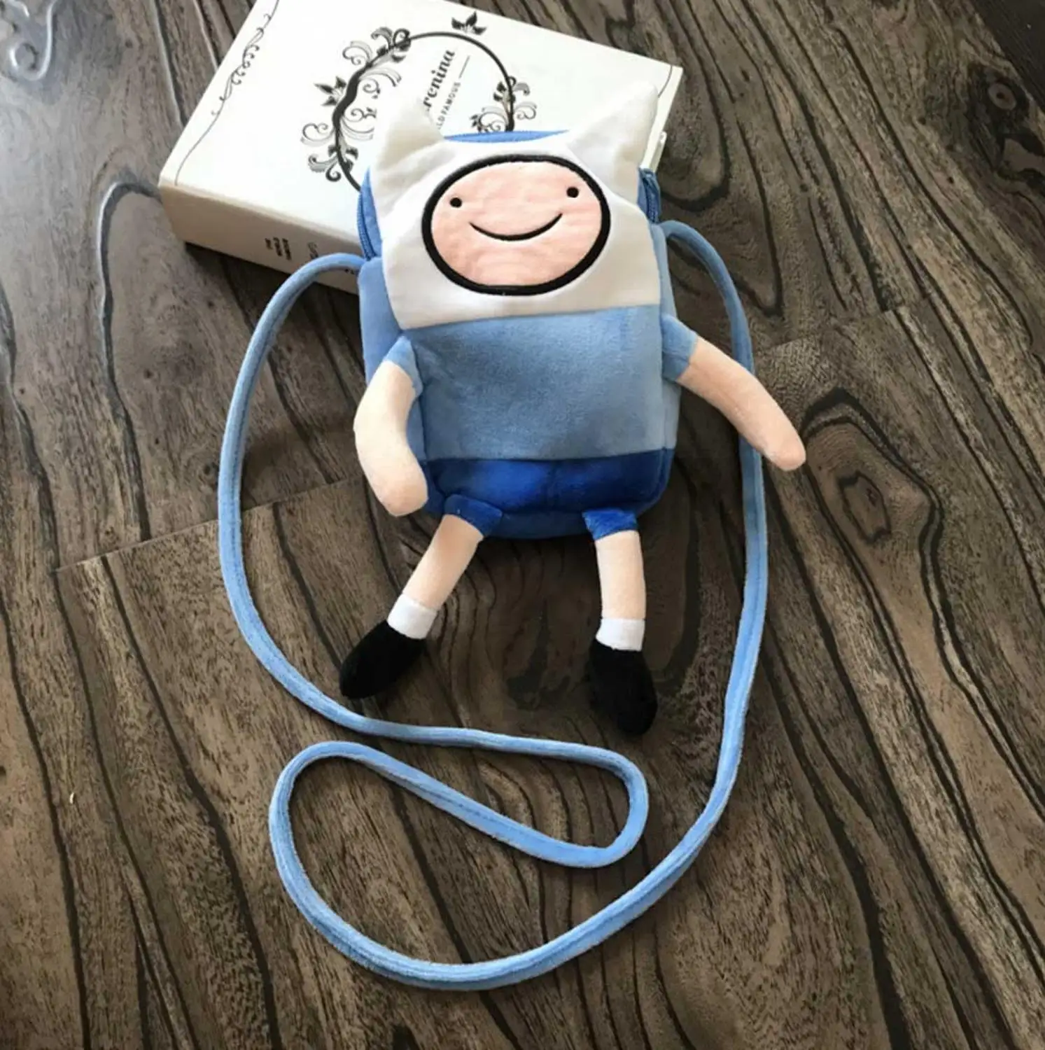 EMS 100/лот Марио Микки Минни Тоторо Snorlax Elmo Ститч Дораэмон сумка на плечо Монстры подарки плюшевые куклы - Цвет: Finn
