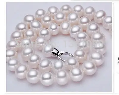 

xd 003470 HUGE NATURAL 18"12-13MM SOUTH SEA GENUINE WHITE PEARL NECKLACE AAA