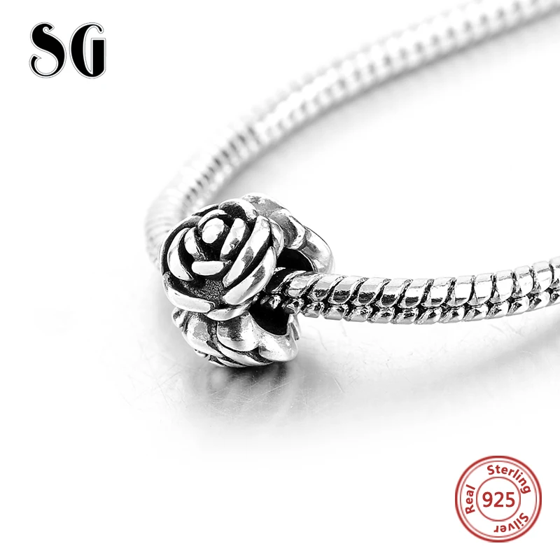 Подлинные Подвески pandora, серебро 925,, Простое розовое сердце, коллекционные бусины, антикварная бусина, подвеска, ювелирное изделие, подарок