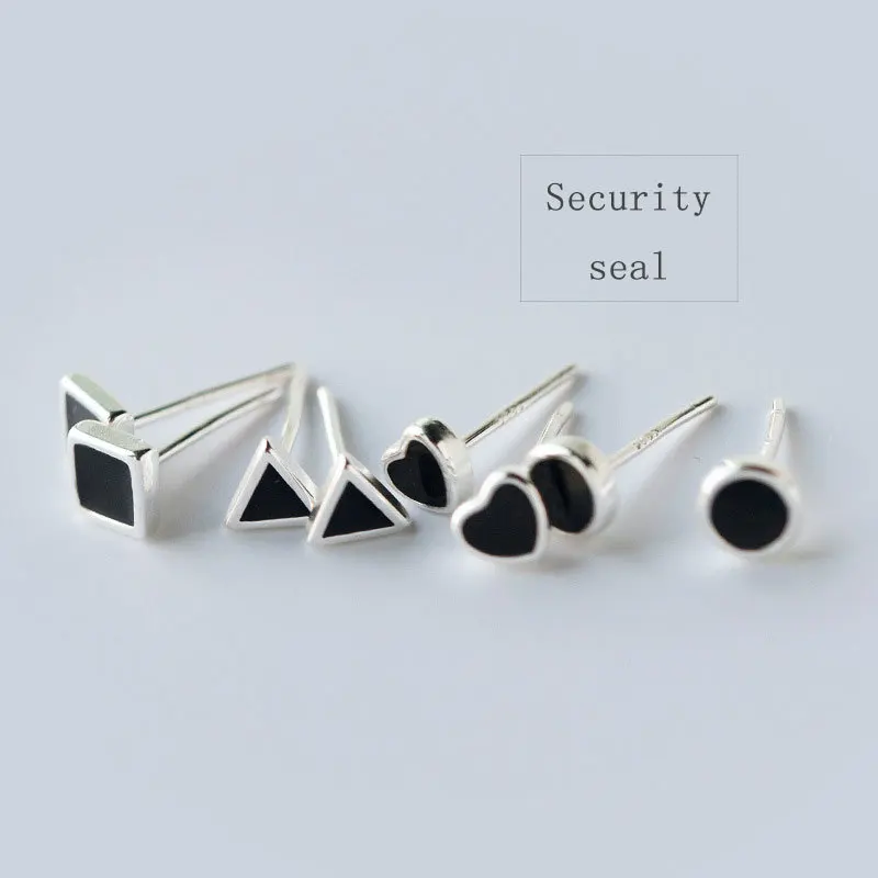 Серьги гвоздики геометрической формы для мужчин и женщин корейские ювелирные