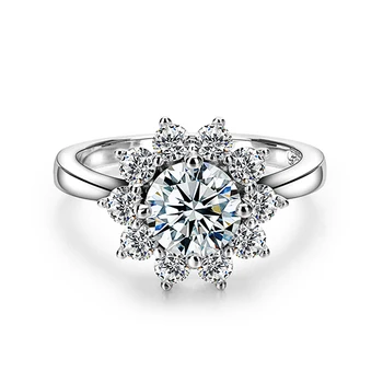 

Cheestar Gems 2018 NEW design Fashion Jewelry Luxury Women Engagement ring 925 sterling Silver 5A Zircon Wedding Rings Cheester