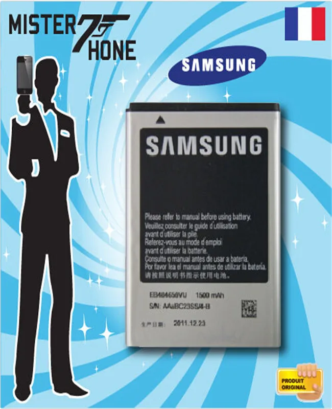 imágenes para Samsung eb484659vu 1500 mah batería para galaxy w i8150 t759 s5820 s5690 w689 s8600 wave 3 + número de seguimiento imágenes para Samsung eb484659vu 1500 mah batería para galaxy w i8150 t759 s5820 s5690 w689 s8600 wave 3 + número de seguimiento