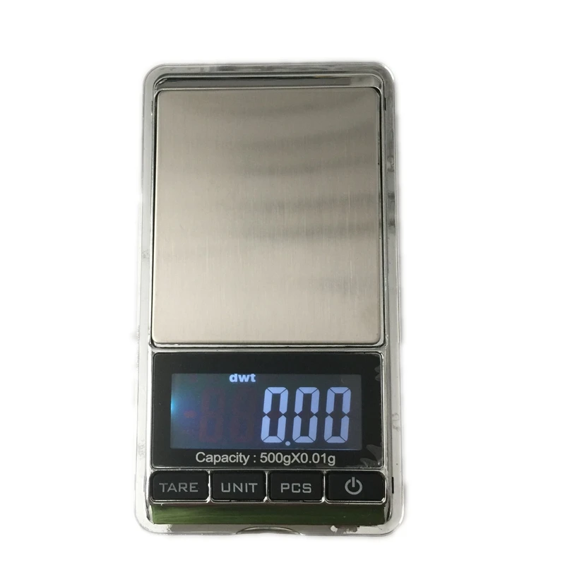 

500gx0.01g Mini Digital Jewelry Diamond Pocket Scale Electronic Gold Gram Balance Weight Scales LCD Display g/oz/ct/ozt/dwt