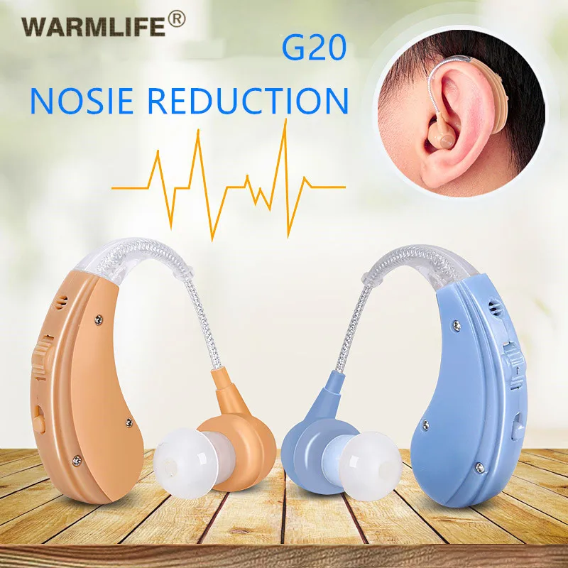 

BTE Hearing Aid Sound Amplifier Ear Care Tools Rechargeable Adjustable Hearing Aids for The Elderly/Hearing Loss Patient