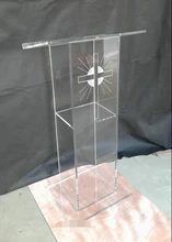 Christian Church Supplies Church lectern concierge desk conference table lectern Acrylic rostrum sermon station